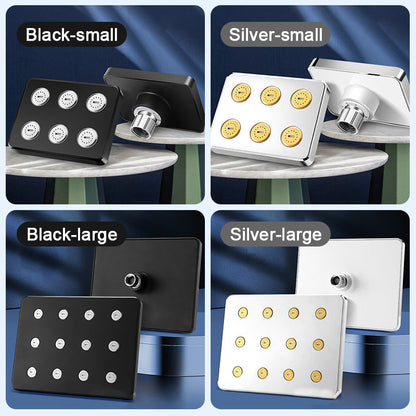 360° Adjustment Square Showerhead