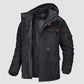 Men's Winter Drawstring Cotton Military Driver Jacket - Comfort and Style Combined