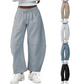 Drawstring Pocket Capri Sweatpants