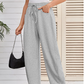 Drawstring Pocket Capri Sweatpants