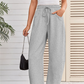 Drawstring Pocket Capri Sweatpants