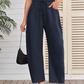 Drawstring Pocket Capri Sweatpants