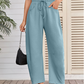 Drawstring Pocket Capri Sweatpants