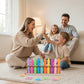 Rainbow Bottle Color Matching Game Toy Set