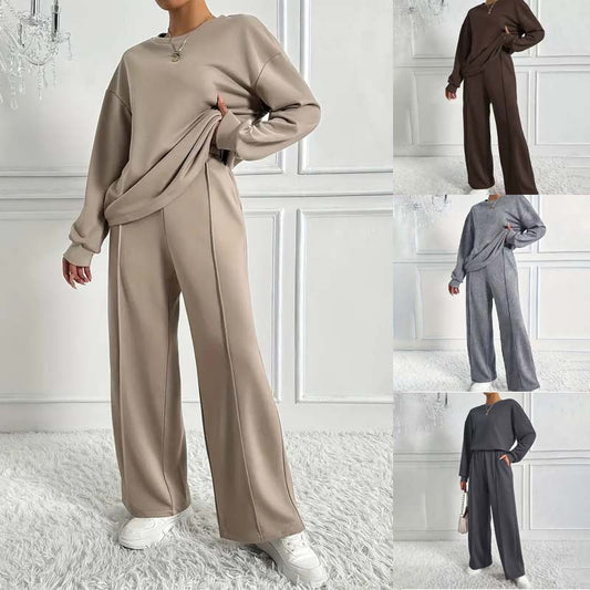 🔥Limited-time offer-Women's Cozy Long-Sleeve Top & Pants Set