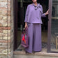 🔥Limited-time offer-Long Sleeve Cape Top & Pants 2-Piece Set