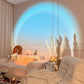 LED Sunset Projection Lamp,for Photography, Selfies, Parties - Home, Bedroom, Wedding, Camping, Valentine's Day, Halloween, Christmas Decor, Sunset Lamp