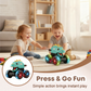 Press & Go Dinosaur Toy Car With Lights