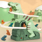 Electric Dinosaur Chase Race Track Playset
