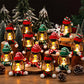 🔥LAST DAY SALE 50% OFF⛄Christmas Decoration Mini Snowman Lantern with Hats and Scarves