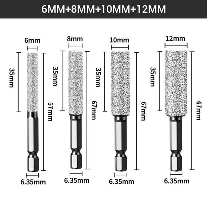 Hex Shank Brazed Hole Opener for Drilling and Grinding