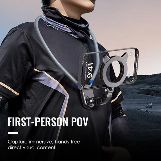 Hands-Free Magnetic Neck Phone Mount