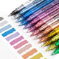Vibrant Colors Metallic Marker Pens Set
