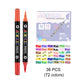 Dual Tip Dual Color Watercolor Marker Kit