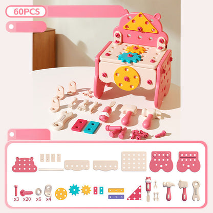 60-Piece Kids Pretend Repair Tool Set
