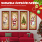 2PCS 71x12" Christmas Porch Banners
