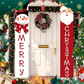 2PCS 71x12" Christmas Porch Banners