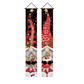 2PCS 71x12" Christmas Porch Banners