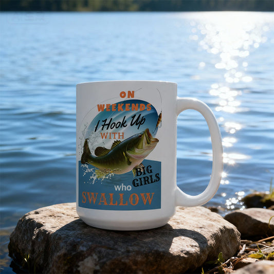 Fish Tales Ceramic Coffee Mug