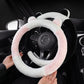 Universal Non-slip Soft Cute Cat Ears Plush Steering Wheel Cover