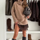 🔥Turtleneck Sweater Mini Dress Set