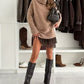 🔥Turtleneck Sweater Mini Dress Set