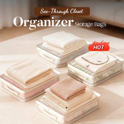 Hot Sale 50% OFF🔥See-Through Closet Organizer Storage Bags