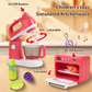 🎁Xmas SALE 50% Off🧑‍🍳✨[Kids Kitchen Playset with Lights & Sounds]✨ - Interactive Appliance Set with Realistic Features, Safe & Durable!🚀