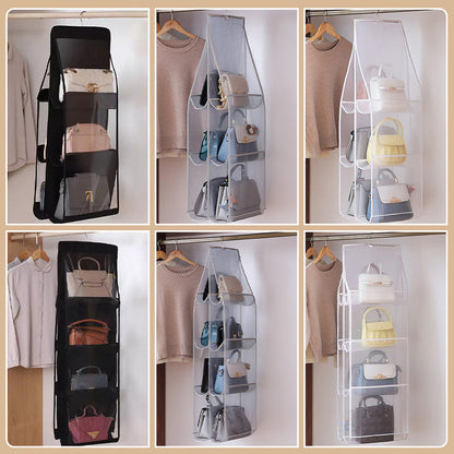🔥Hanging Handbag Dust-Proof Organizer with 6/8 Large Pockets
