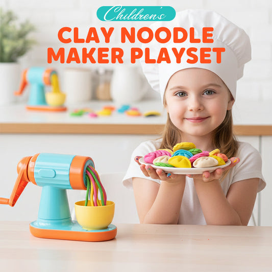 🎉Xmas Hot Sale 50%OFF🎄🎁Kids Clay Noodle Maker Playset