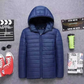 Men's Warm Quilted Hooded Puffer Jacket