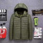 Men's Warm Quilted Hooded Puffer Jacket