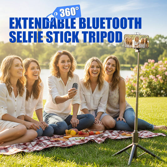 📢📢50 % OFF !!⏰Extendable Bluetooth Selfie Stick Tripod