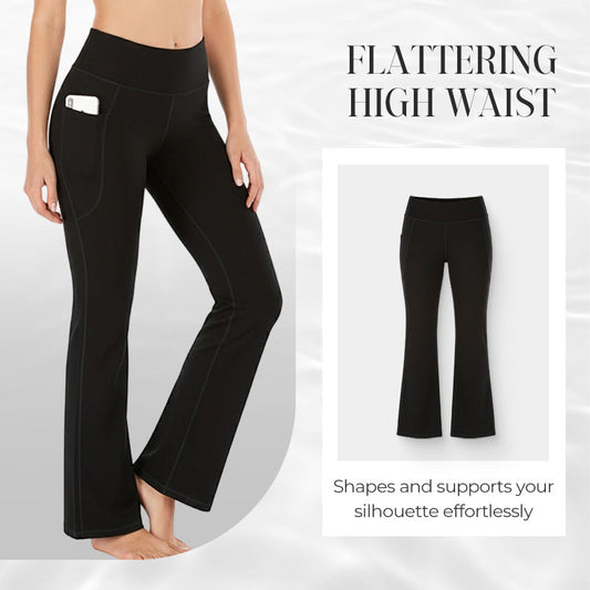 🔥Ultra Sculpt High Waisted Tummy Control Flare Leggings