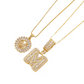 💍 2 Pack✨ Initial Letter Pendant Necklaces-Best Gift for your friends💝