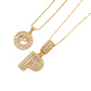💍 2 Pack✨ Initial Letter Pendant Necklaces-Best Gift for your friends💝