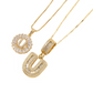 💍 2 Pack✨ Initial Letter Pendant Necklaces-Best Gift for your friends💝
