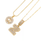 💍 2 Pack✨ Initial Letter Pendant Necklaces-Best Gift for your friends💝