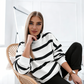 ⌛ Only 3 days left – 50% off everything! ⏰Women's striped sports set, 2-piece