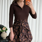 Tie-Waist Fit & Flare Midi Dress