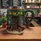 3D Irish Pub Resin Mug