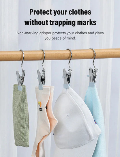 Stainless steel hanging hooks/clips
