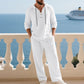 📢📢50% OFF !!!Men's Hooded Casual Loose Top & Pants 2-Piece Set