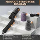 Cordless Electric BBQ Brush Cleaner – Deep Cleaning, Long Handle & Rechargeable