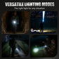 💎 Multifunctional Zoom LED Flashlight with Power Display – 500m Range, USB-C & 4 Lighting Modes