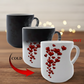 📢📢50% OFF!!!⏰ Colour-changing Ceramic Mug with Heart-shaped Handle 💝✨