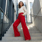 ✨🔥Women's High-Waist Wide-Leg Solid Color Trousers💞