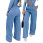 ✨🔥Women's High-Waist Wide-Leg Solid Color Trousers💞