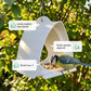 🐦✨ Modern Hanging Bird Feeder 2026 UPGRADE | For Outdoor Gardens | Elegant Design, Superior Quality 💎