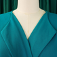 Elegant V-Neck Pleated Dress with Belt
